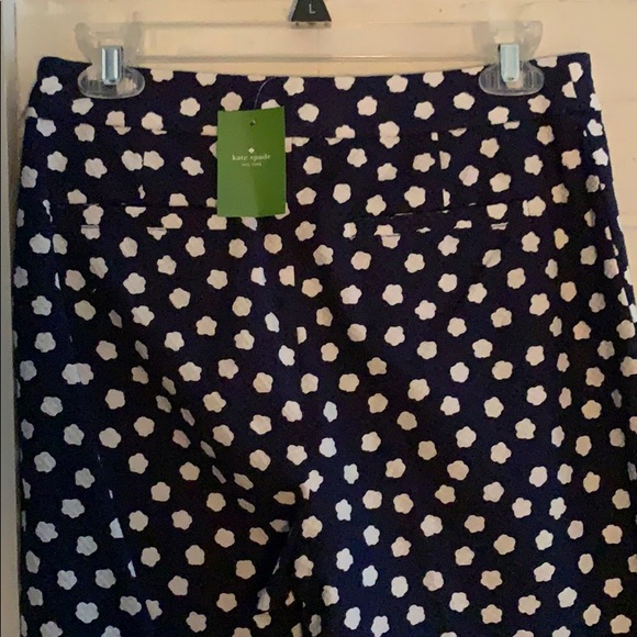 NEW Kate Spade Cloud Dot Jacquard Pant Size 4 - Picture 5 of 8